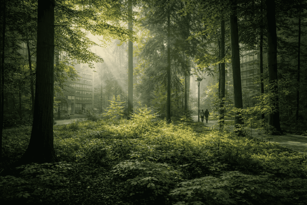 Végétalisation urbaine forêt urbaine
