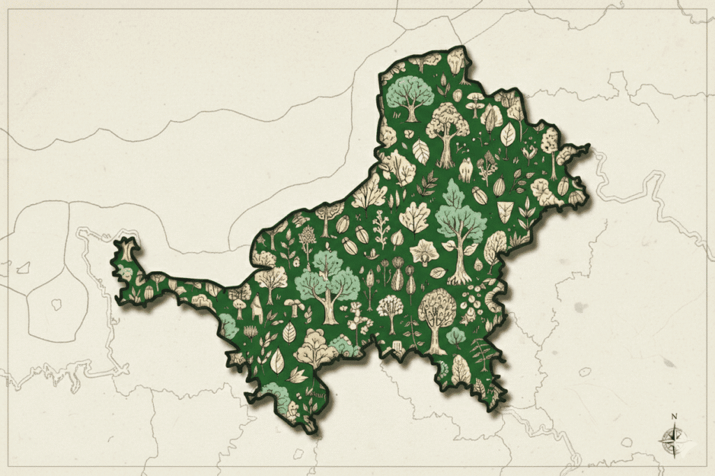 Territoire d'intervention — bassin Parisien Nord, végétal local, Les Petites Forêts