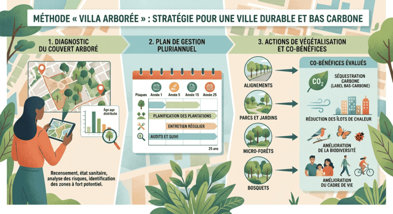 Ville arborée label bas carbone